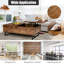 Table basse à tréteaux avec rangement Holtz-380287287