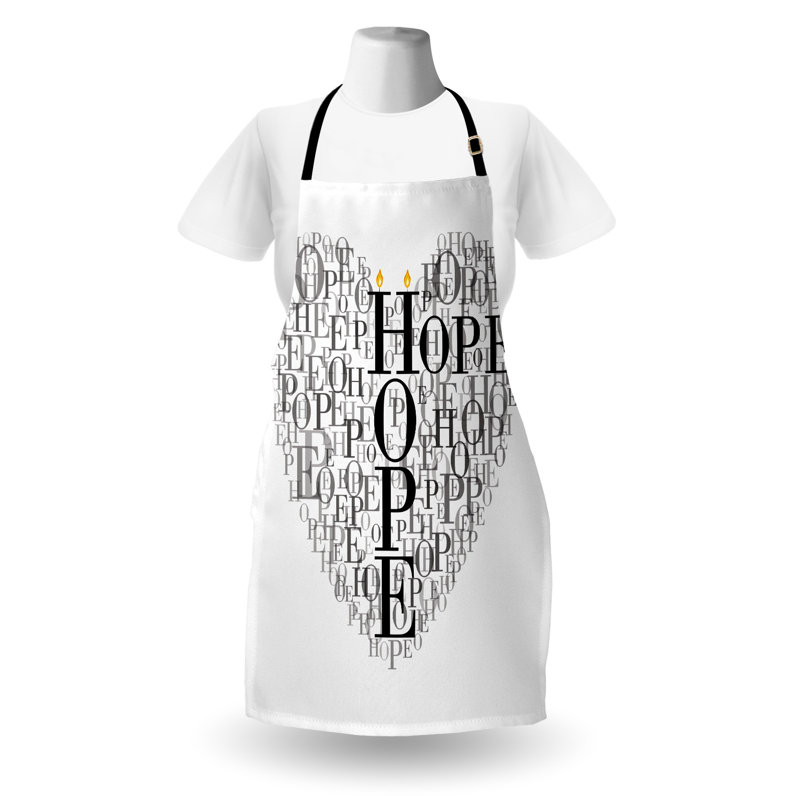 No Pattern Bib Apron