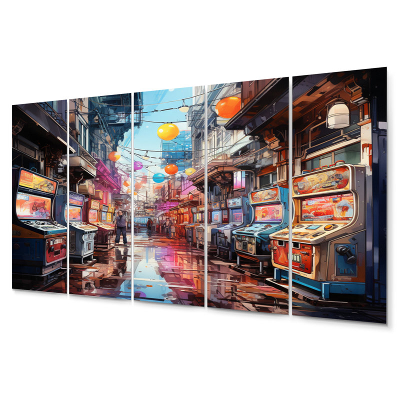 Perrine - Video Games Metal Art Print Set