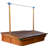 Children's Wooden Sandbox with Retractable Roof 4.66 ft. W x 4.66 ft. L x 4.33 ft. H
