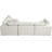 Jocqua Velvet L-Shaped Sectional Reversible-850340312
