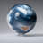 Genuine Polished Blue Chalcedony (2") Sphere-103623856-103623855