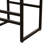 Faux Leather Upholstered Metal Bar Stools Set with Back-1928819951