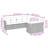 Vidaxl Garden Sofa Set , Cream -114254051-114254053