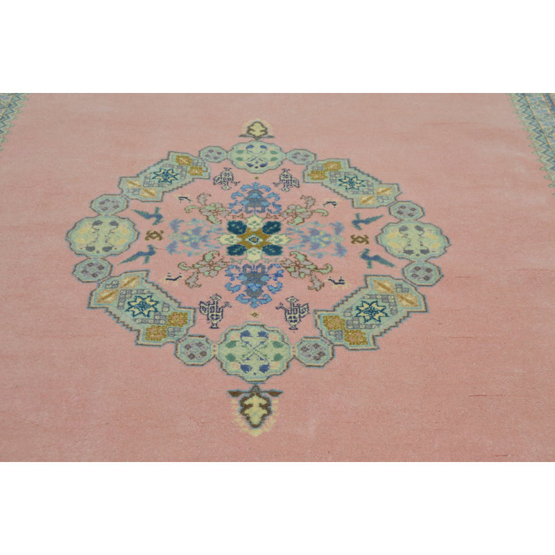 One-of-a-Kind Rectangle 6'5" X 10'5" Hand Knotted Area Rug