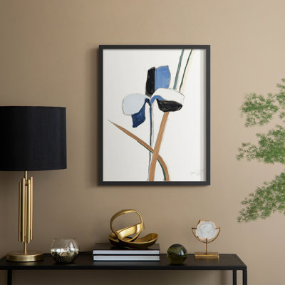 Série FLORAL Dxxiv - reproduction encadrée de qualité supérieure - prête à être accrochée - aucun clou requis