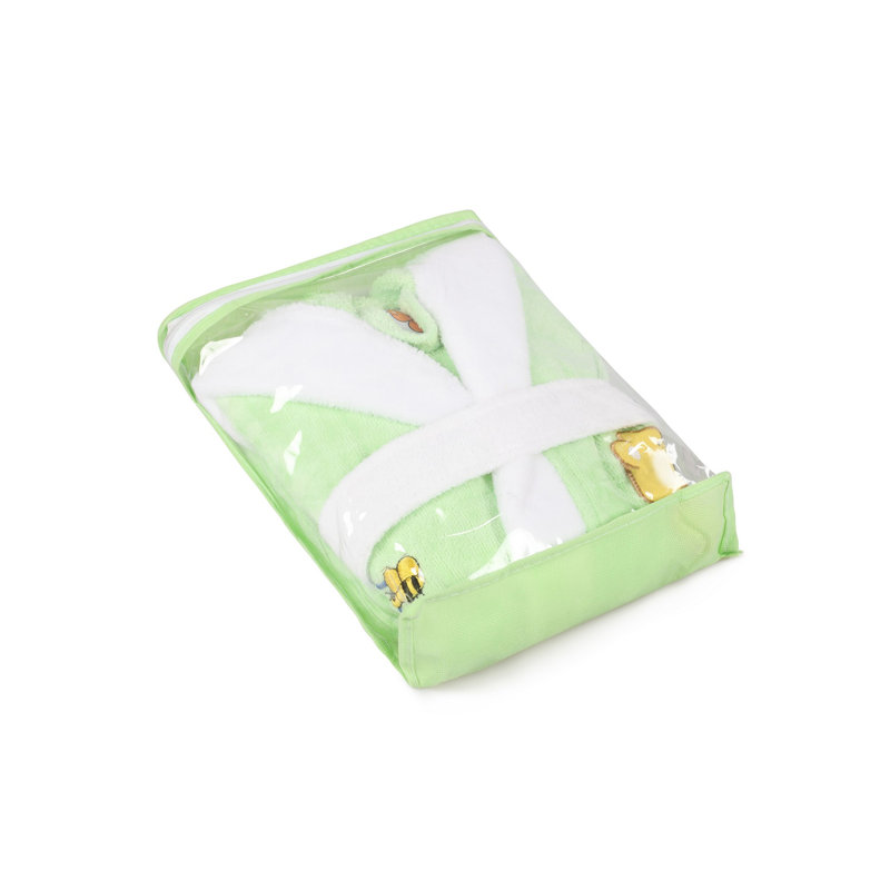 Peignoir 100% coton Clintonville, Kids XL, Vert