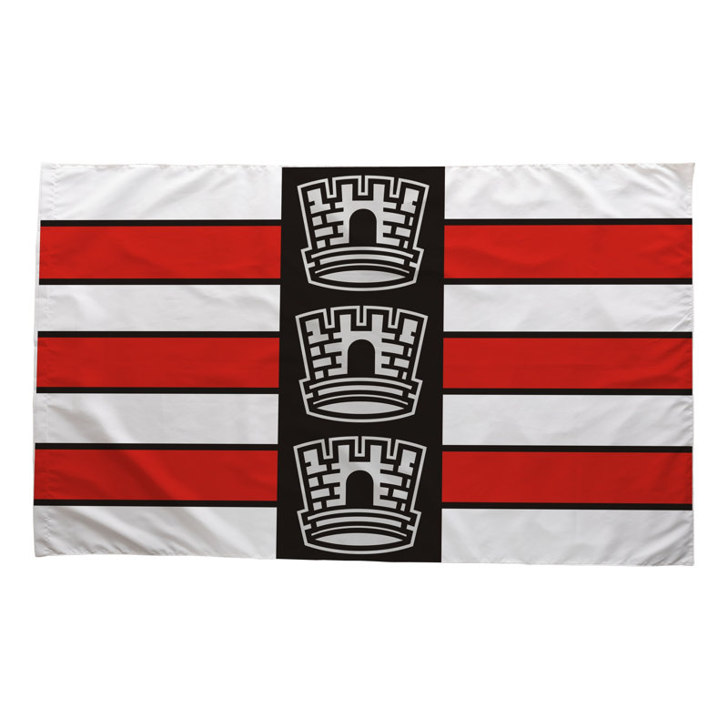 Drapeau Joao Pessoa City - drapeau extérieur, H 24 po x l 36 po
