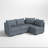 4-Seater Modular Sectional Sofa – Reversible Left Or Right-Facing Design For Ultimate Flexibility-249102857