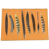 Animal Print Area Rug in Butternut