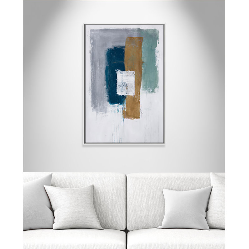 Imprimé Malibu Springs II par Filippo Ioco, 25.5'' W x 37.5'' H, Toile avec cadre, Flotteur blanc