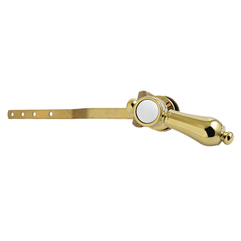 Kingston Brass Heirloom Front Mount Toilet Tank Lever, Polished Brass
