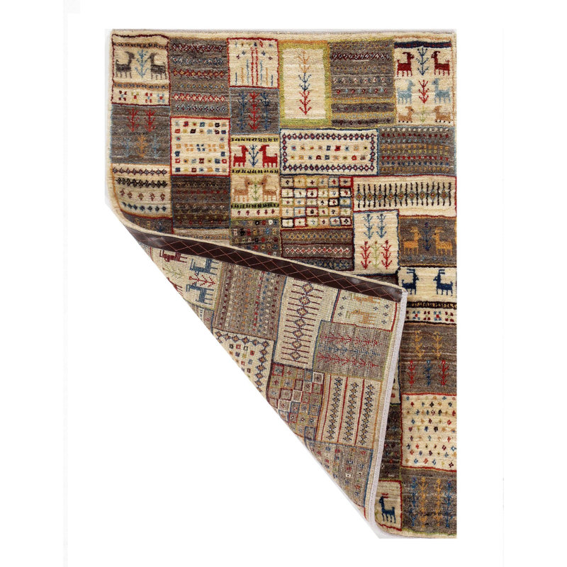 Lorenzina Wool Geometric Area Rug