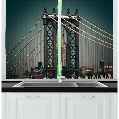 Pointed Kitchen Curtain