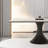 Black Log Dining Table-106231400