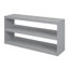 Lit mezzanine double avec bureau rétractable et 3 tiroirs Adeline l 57,5 po x P 93,8 po x H 43,8 po Adeline