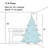 3.5' Pre-Lit Pine Christmas Tree