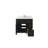 Sonoma 36 In. W X 22 In. D Centre Sink Bathroom Vanity In Blacktop With Cove Edge Quartz-110532772
