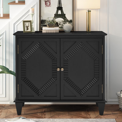Rosalind 33.6" Mid Century Modern Sideboard Buffet Cabinet With 2-Door