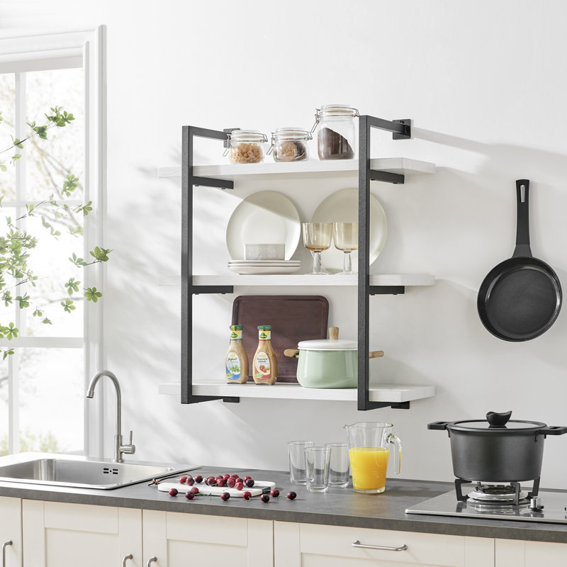 Latitude Run® Elliora 3 Tiered Bracket Shelf & Reviews | Wayfair