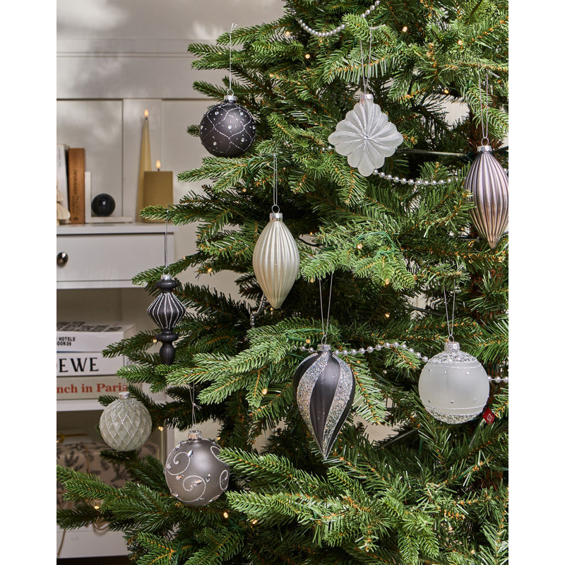 13cm Handmade Solid Colour Glass Bauble