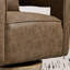 Fauteuil demi-tonneau moderne pivotant avec dossier ouvert-1256792939