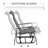 Backyard Glider Chair - Heat , Lightweight, Gray Outdoor Comfortable , Quick-Dry Material,