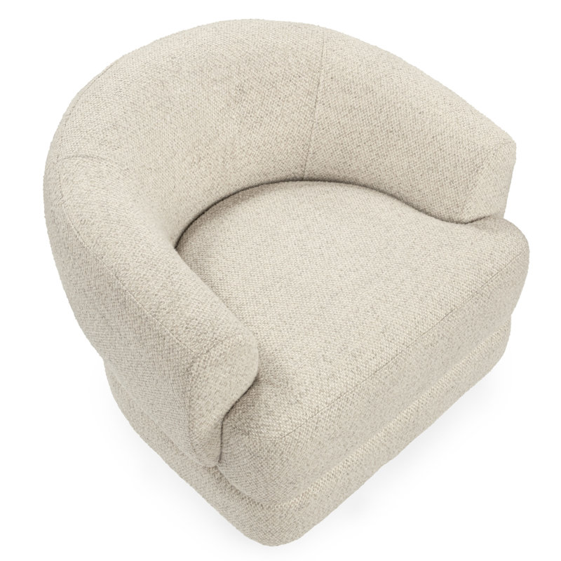 Chassia Upholstered Swivel Accent Chair