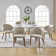 Tillison Wing Back Side Dining Chair with Solid Wood Legs