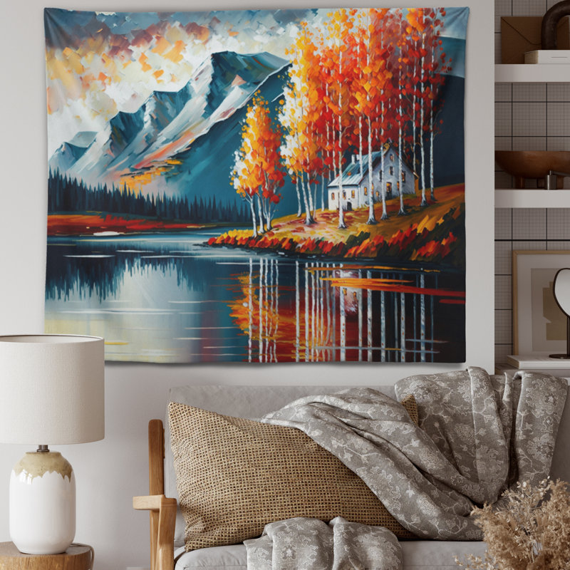 Tapisserie en polyester polyester, H 50 po x l 60 po