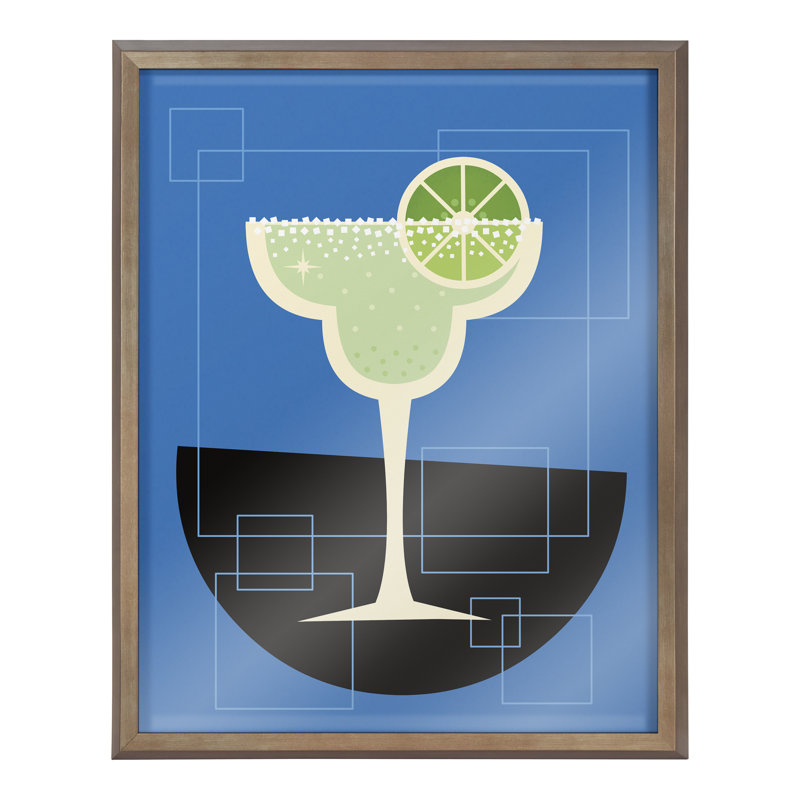 Art mural en verre Margarita par Amber, Doré