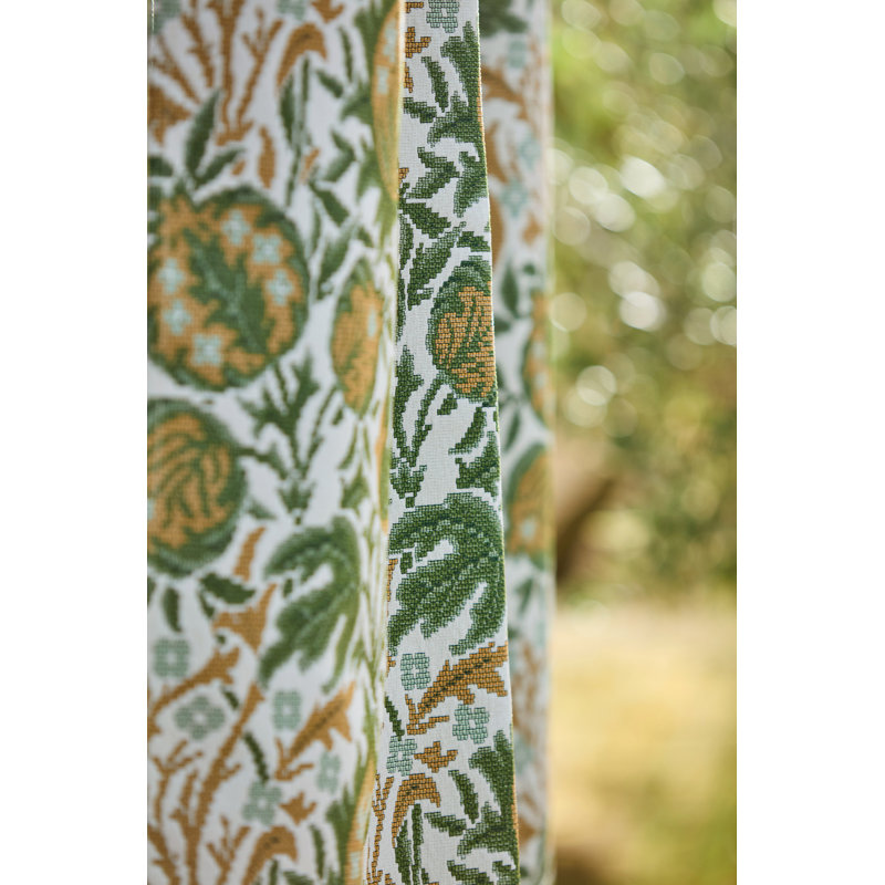 Elmcote Weave, Moss/Wheat
