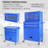 8-Drawer Rolling Tool Chest with Wheels, Large Tool Cabinet with Drawers-1041969957