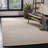 Cherif Wilton Hand Hooked Viscose/Wool Solid Color Rug in Gray-24292860