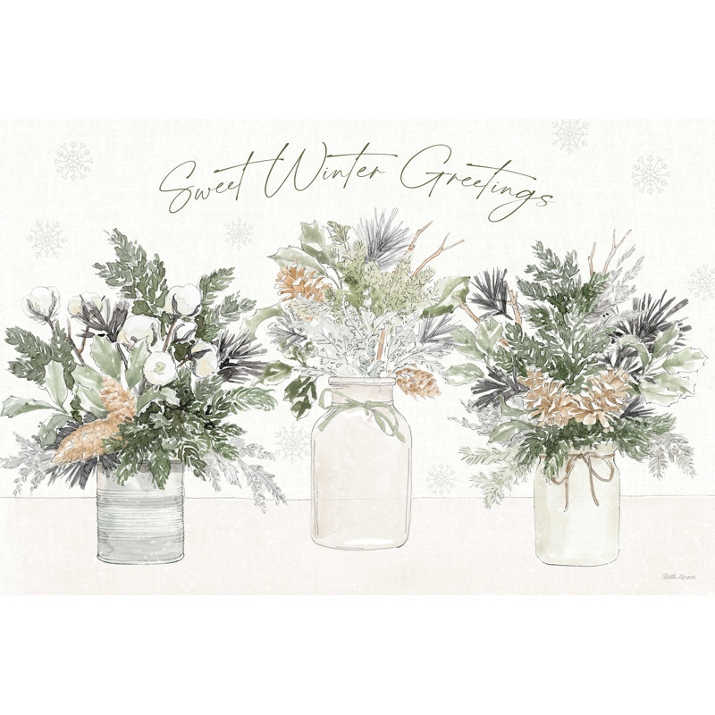 Simple Season I par Beth Grove - reproduction d'art sur toile tendue, H 8 po x l 12 po, Non, Toile tendue