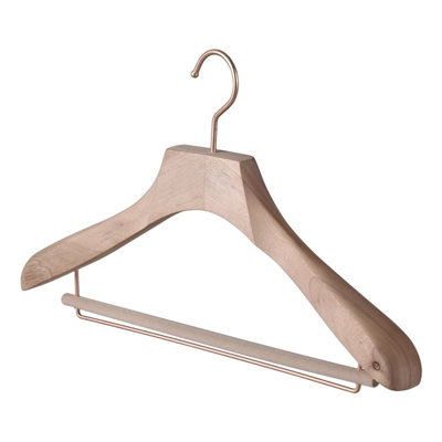 Gentlemen's Choice Wide-Shoulder Wooden Hangers