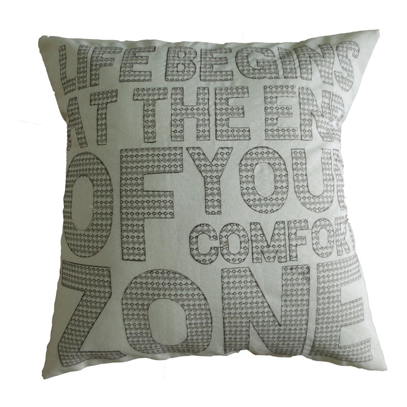 Housse de coussin Inspirational Quote