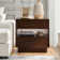 Nance Mid-Century Modern 3-Drawer Nightstand with Hidden Drawer and Built-In Outlets