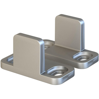 Floor Mount Metal Door Guide Set For Sliding Doors, By Stone Harbour Hardware