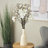 Plastic Tall Magnolia White Artificial Flower Stem Set
