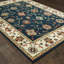 Tapis bleu sarcelle / ivoire Greenwich-25804568