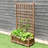 Georgia-May Wood Planter Box with Trellis-890813546