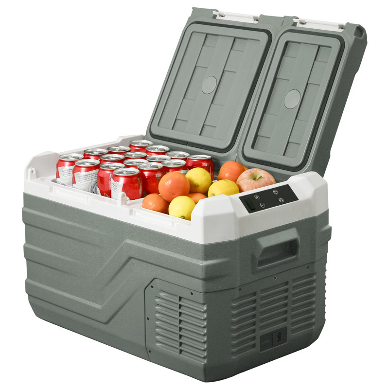 Alpicool 25qt Dual Zone Gray Portable Car Refrigerator