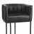26.4" H Counter Height Bar Stools, Modern Barrel Counter Stools With Backrest And Arms,   Metal Legs, Upholstered Accent Barstools For Kitchen Island-245499123-235964615