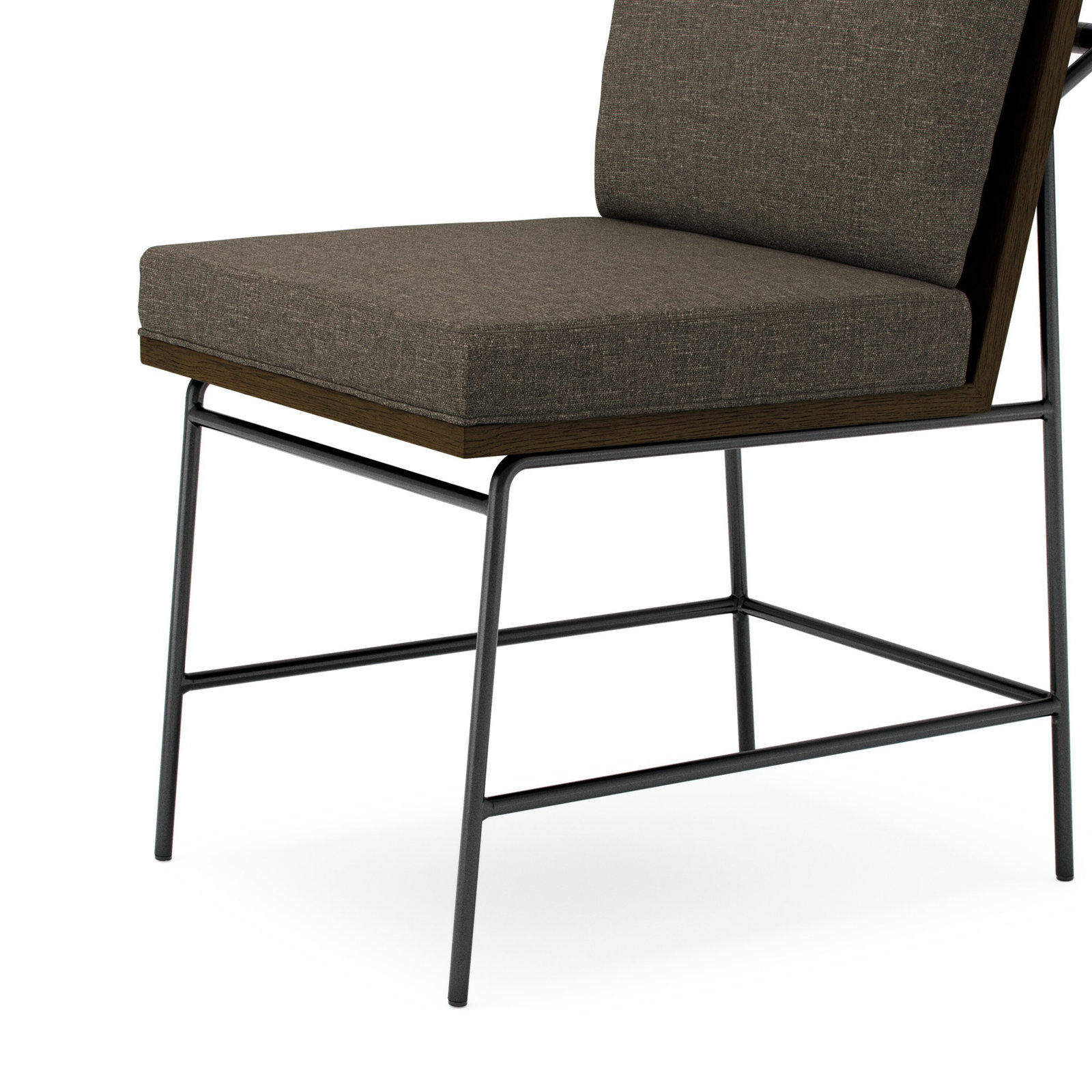 Julep Oak Dining Chair, Landale Charcoal/Sienna Brown Oak
