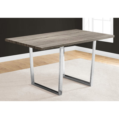 60" Dining Table In Modern Taupe: Seats Up To 4 Persons Taupe Table: Design For Kitchen &