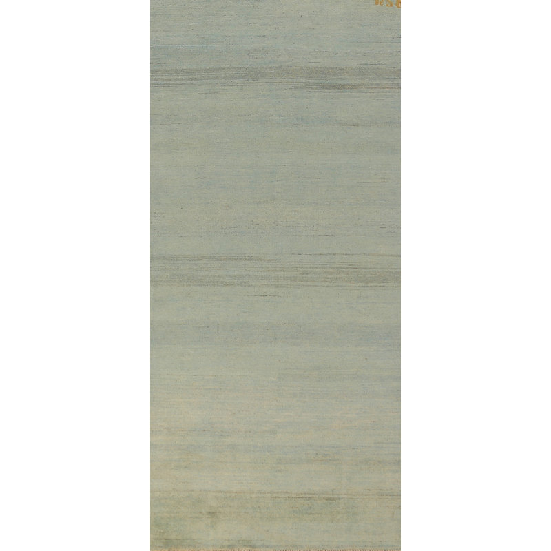 Tapis de couloir oriental moderne 3 x 8 Gabbeh