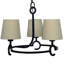Monegro 3 - Light Shaded Chandelier