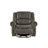 Doniphan Bellflower Polished Microfiber Nailhead Swivel Glider Recliner-1113204442