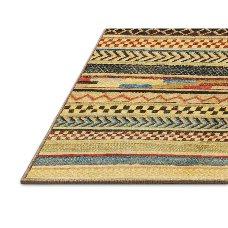 Abstract Indoor Rug, Rectangle 7' x 10'